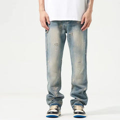 Blue Cotton Zipper Jeans™ – Comfort That Moves With You