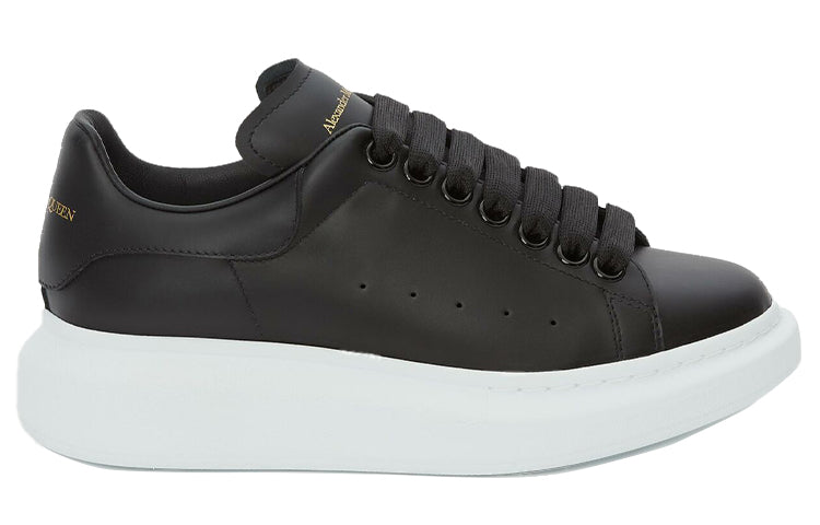 (WMNS) Alexander McQueen Oversized Sneaker 'Black' 553770WHGP01000 #