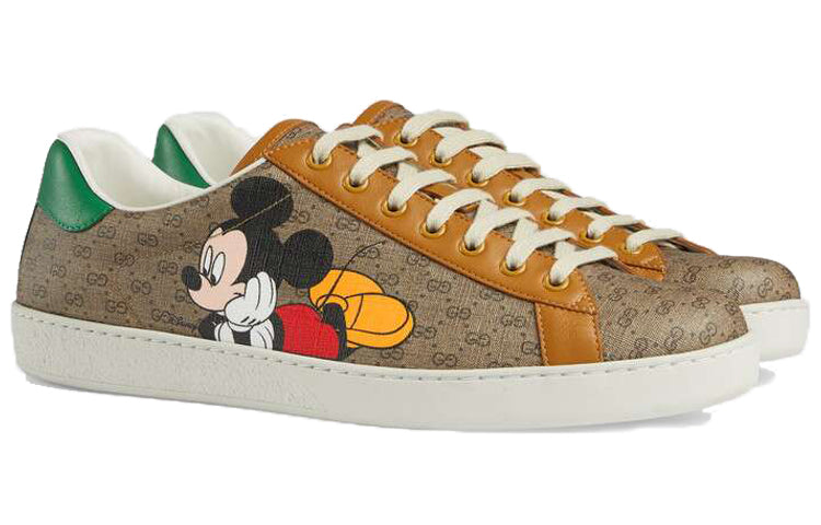 Disney x Gucci Ace Low 'Mickey Mouse - Beige' 602548-HWM10-8961 #