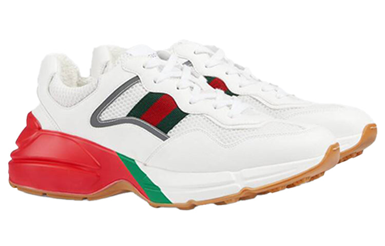 Gucci Rhyton 'White Red Green Reflective' 643491-2H060-9088 #.