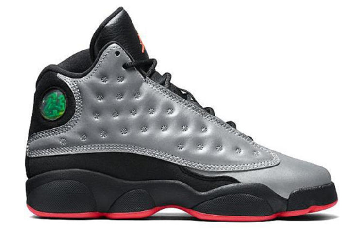 (GS) Air Jordan 13 Retro Premium 'Reflective Silver' 696299-023 #