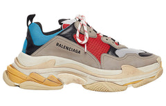 (WMNS) Balenciaga Triple S 'Blue Red' 554105W09O24365 #