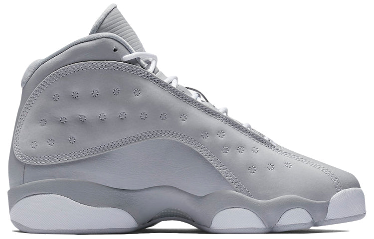 (GS) Air Jordan 13 Retro 'Wolf Grey' 439358-018 #