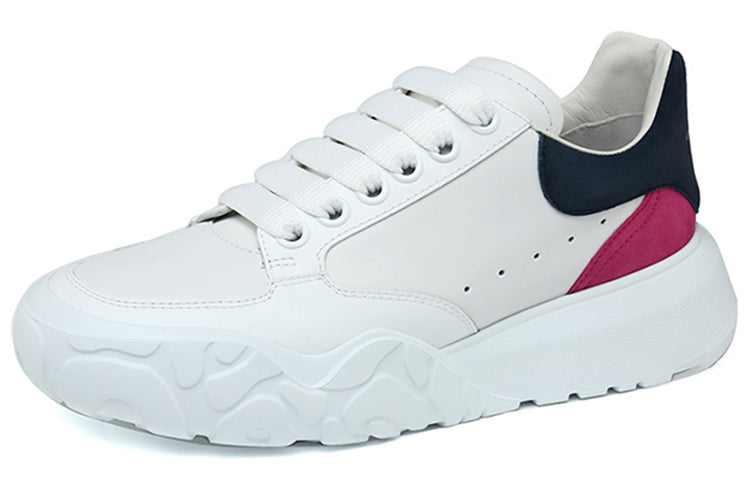 (WMNS) Alexander McQueen Court Trainer 'Navy Pink' 633915WHZ9B9717 #