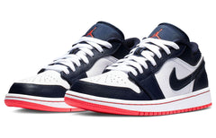 Air Jordan 1 Retro Low 'Obsidian Ember Glow' 553558-481 #