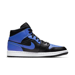 Air Jordan 1 Mid 'Hyper Royal Black' 554724-077 #