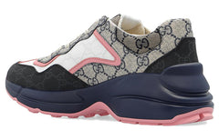 (WMNS) Gucci Rhyton 'Beige Blue Monogram' 692902-UIQ30-1061 #