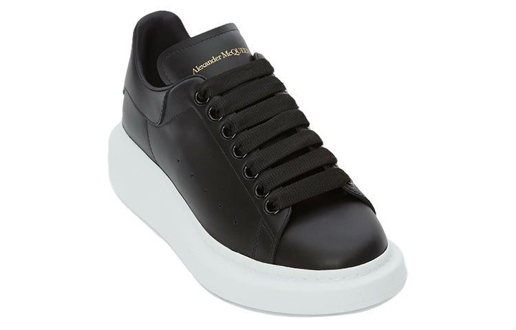(WMNS) Alexander McQueen Oversized Sneaker 'Black' 553770WHGP01000 #