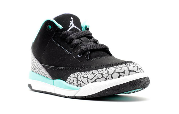 (GS) Air Jordan 3 Retro 'Black Purple Turquoise' 441141-045 #
