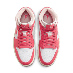 (WMNS) Air Jordan 1 Mid 'Strawberries and Cream' BQ6472-186 #