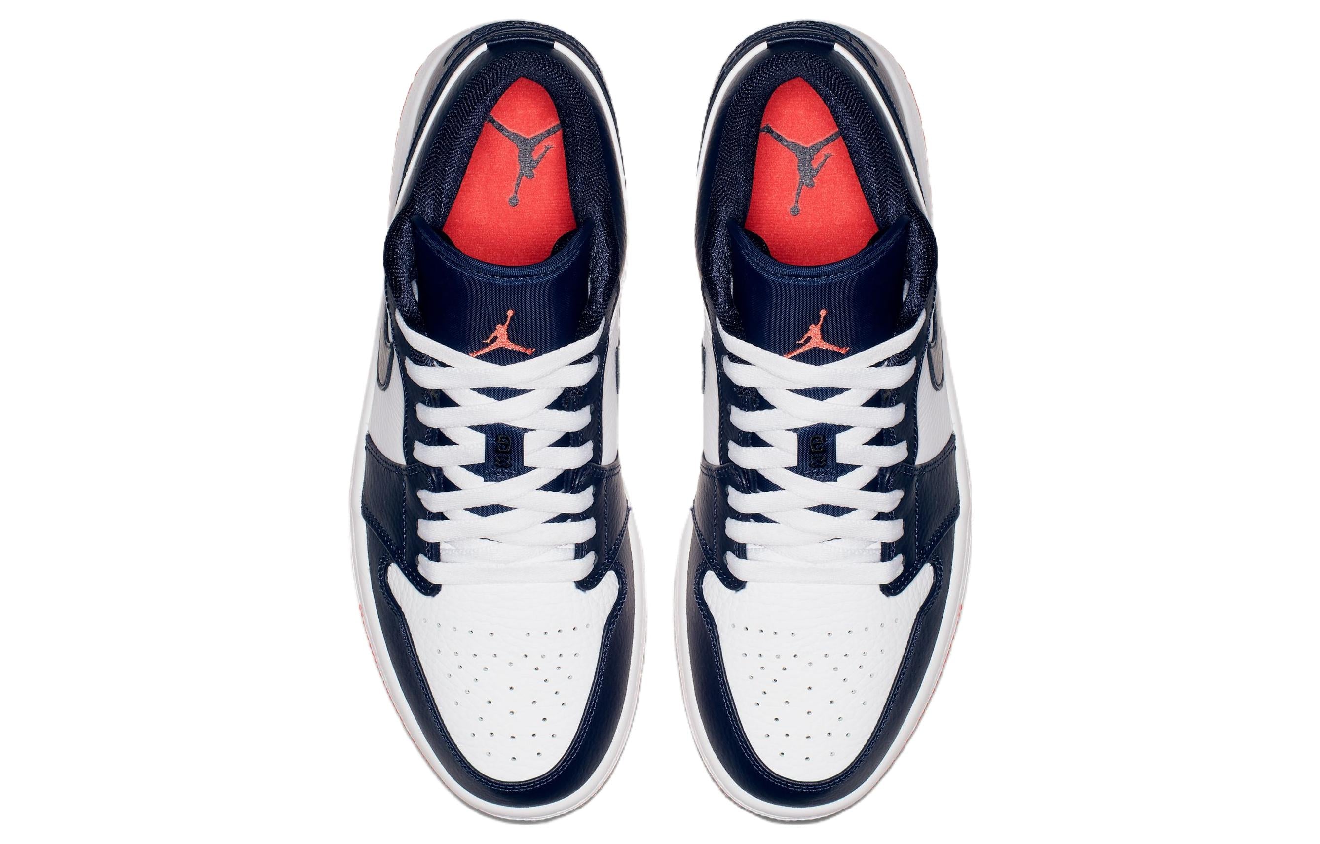Air Jordan 1 Retro Low 'Obsidian Ember Glow' 553558-481 #