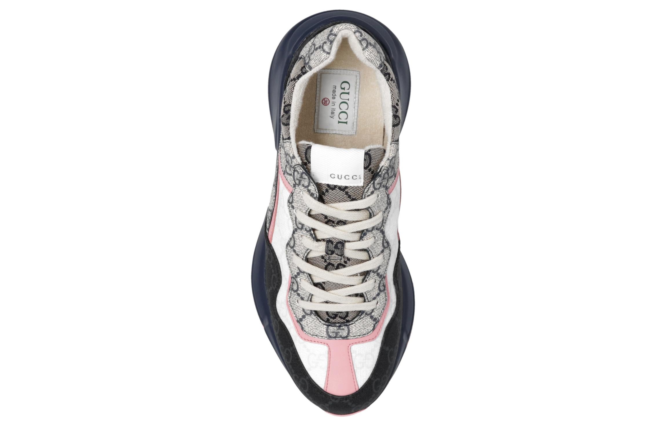 (WMNS) Gucci Rhyton 'Beige Blue Monogram' 692902-UIQ30-1061 #