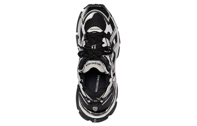 (WMNS) Balenciaga Runner 'White Black White' 677402W3RB29010 #