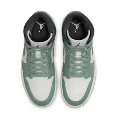 (WMNS) Air Jordan 1 Mid 'Jade Smoke' BQ6472-130 #