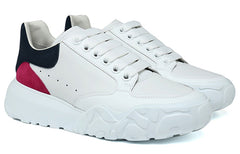 (WMNS) Alexander McQueen Court Trainer 'Navy Pink' 633915WHZ9B9717 #