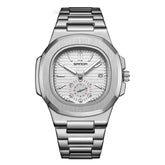 SAMDA Silver Chrono™ – The Watch of the Modern Man