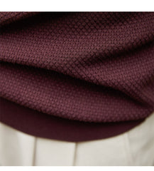 Lapel Polo Shirt Casual Short-sleeved Knitted T-shirt