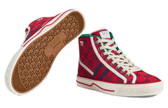 Gucci Tennis 1977 High Top Sneakers 'Red' 661389-2UZL0-6497 #.