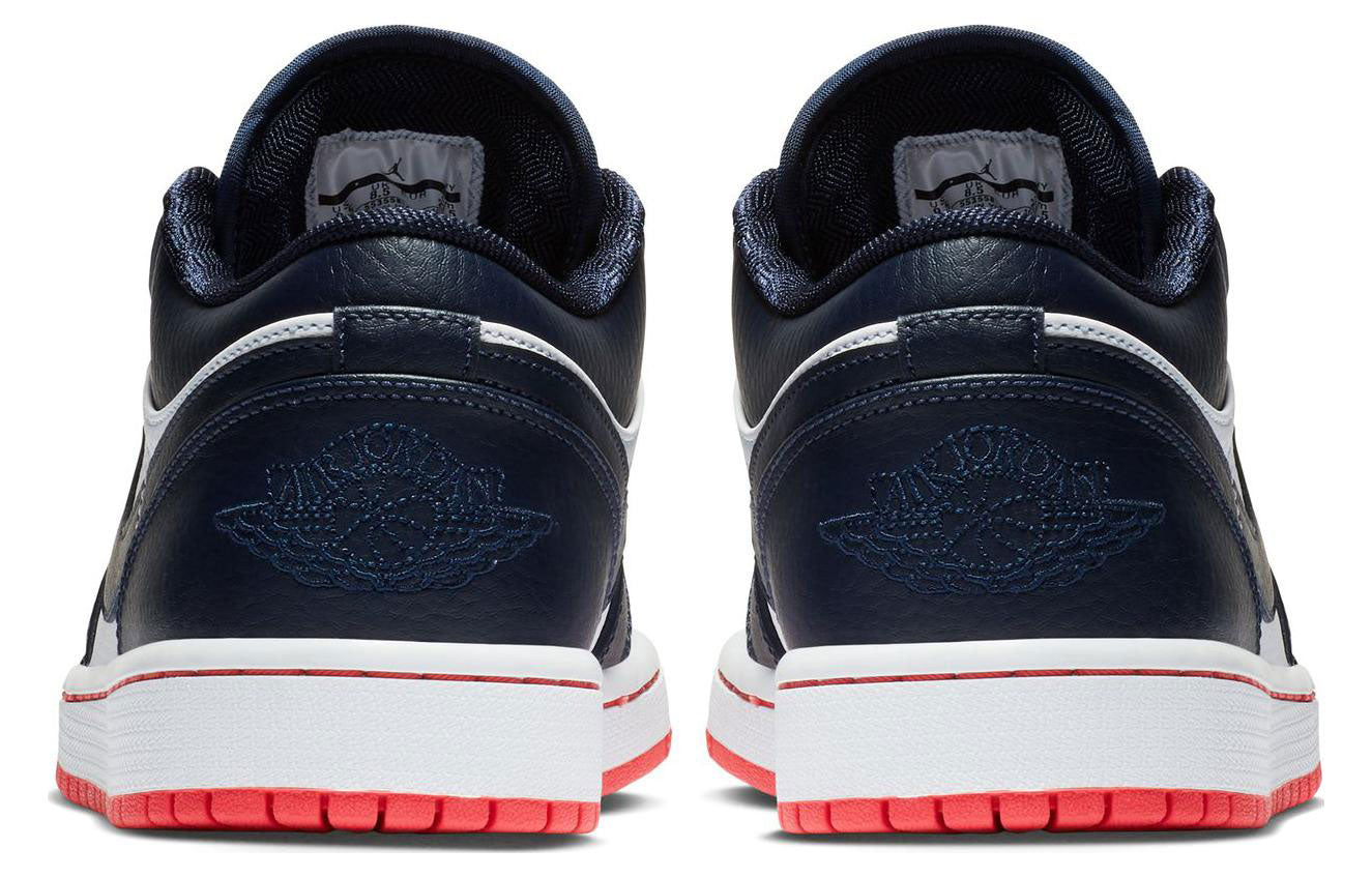 Air Jordan 1 Retro Low 'Obsidian Ember Glow' 553558-481 #