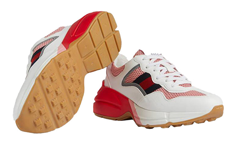 (WMNS) Gucci Rhyton 'White Pink Reflective' 645771-2H060-9149 #