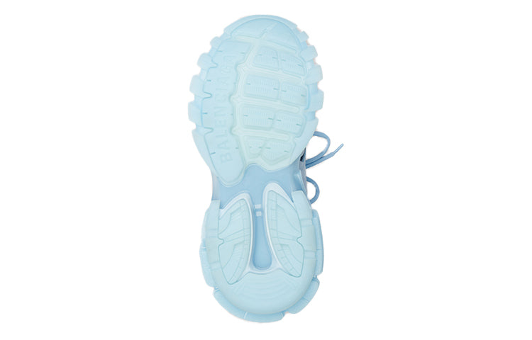 (WMNS) Balenciaga Track Clear Sole Daddy Shoes Blue 647741W3BM24200#