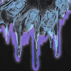 Men Streetwear Clock Time Flies Graphic T Shirt