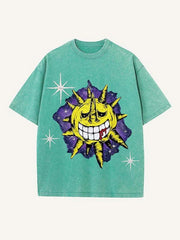 Elegant Polyester T-Shirt - Essential Modern Style