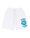Denim University Sweat Shorts White