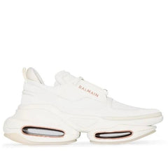 BALMAIN - BBOLD LEATHER SNEAKERS