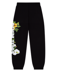 DT Floral Logo Sweatpant Black