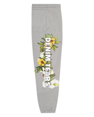 DT Floral Logo Sweatpant Black