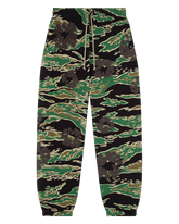 Green Camo Cotton Wreath Sweatpant