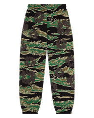 Green Camo Cotton Wreath Sweatpant