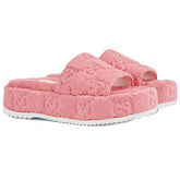 GUCCI PLATFOM SANDAL " Wild Rose "