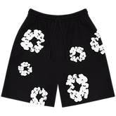 Denim Tears The Cotton Wreath Shorts Black