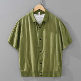 Summer Thin Breathable Short-sleeved Shirt Men's Trendy All-matching Loose Casual Shirt