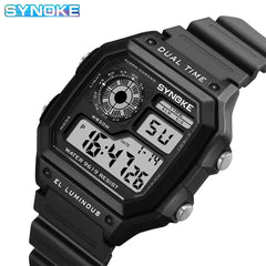 SYNOKE Military Digital Watch – Rugged Sport for Men