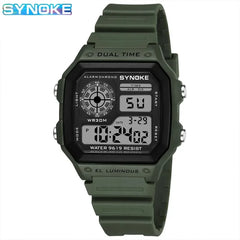 SYNOKE Military Digital Watch – Rugged Sport for Men