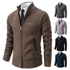 Men’s Thick Cardigan – Winter Comfort Meets Effortless Style