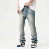 Blue Cotton Zipper Jeans™ – Comfort That Moves With You