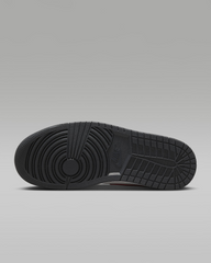 JORDAN 1 Mid Noir/White/Gym Red #.