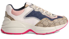 GUCCI Rhyton " Beige white pink ".