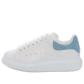 (WMNS) Alexander McQueen Oversized Sneaker 'White Dream Blue Suede' 553770WHGP79048 #