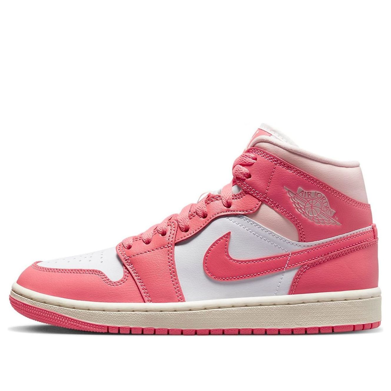(WMNS) Air Jordan 1 Mid 'Strawberries and Cream' BQ6472-186 #