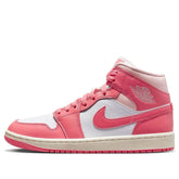 (WMNS) Air Jordan 1 Mid 'Strawberries and Cream' BQ6472-186 #
