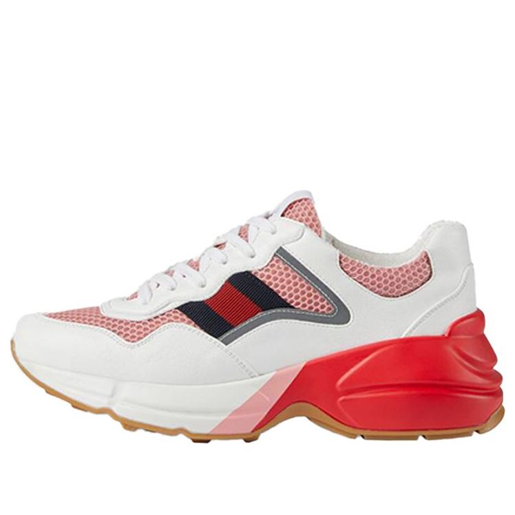 (WMNS) Gucci Rhyton 'White Pink Reflective' 645771-2H060-9149 #