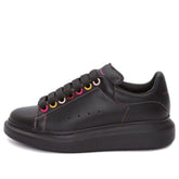 (WMNS) Alexander McQueen Oversized Sneaker 'Black Rainbow' 553770WHZ4S1312 #