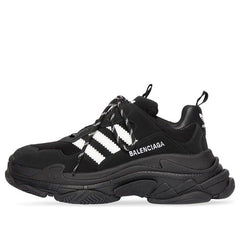 Adidas x Balenciaga Triple S Sneaker 'Black White' 712821W2ZB21090 #