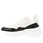 (WMNS) Alexander McQueen Oversized Runner in Nappa Calf Leather 'White Black' 533710WHT999034 #