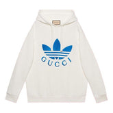 Gucci x adidas Hoodie 'White Blue' 702607-XJEDA-9088 #.